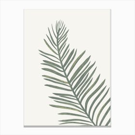 Emerald Palm Canvas Print