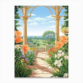 Matthaei Botanical Gardens Usa Illustration 1  Canvas Print