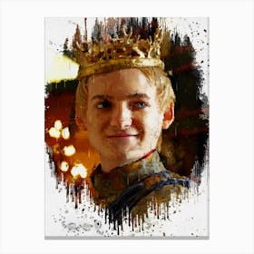 Joffrey Baratheon Game Of Thrones Painting Canvas Print
