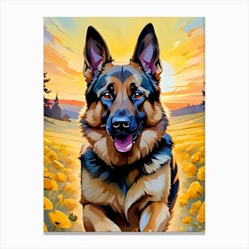 German Shepherd Canvas Print