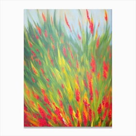 Flaming Katy Impressionist Painting Plant Canvas Print