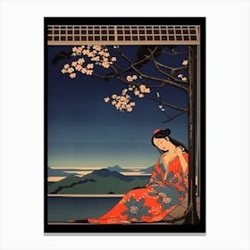 Tomamu Resort, Japan Vintage Travel Art 2 Canvas Print