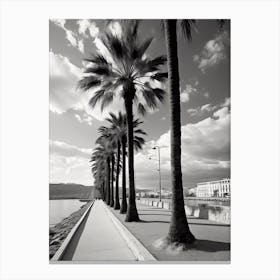 Palma De Mallorca, Spain, Photography In Black And White 3 Canvas Print