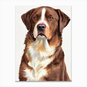 Chesapeake Bay Retriever 4 Watercolour dog Canvas Print