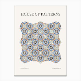 Tile Pattern Poster 23 Canvas Print