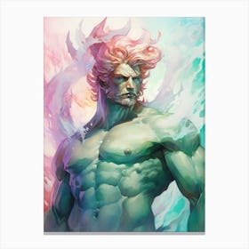 Illustration Of A Poseidon 2 Canvas Print