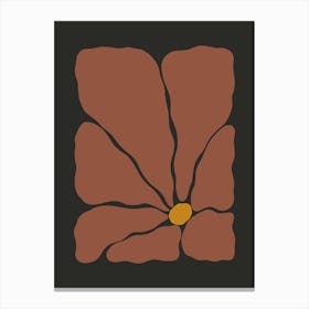 Autumn Flower 02 - Scarlet Canvas Print