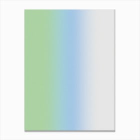 Blue And Green Gradient Canvas Print