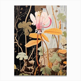 Flower Illustration Honeysuckle 2 Canvas Print