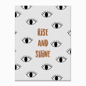 Rise & Shine V Canvas Print