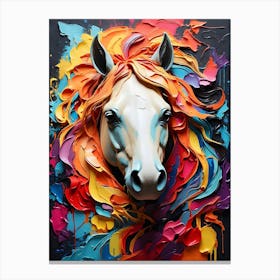 Horse Head Painting 1 Canvas Print