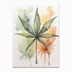 Marijuana Leaf 2 Canvas Print