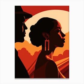 Man And A Woman 2 Canvas Print