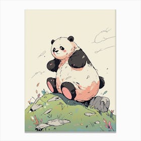 Panda Bear 3 Canvas Print