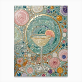 Cocktail Mosaic Canvas Print