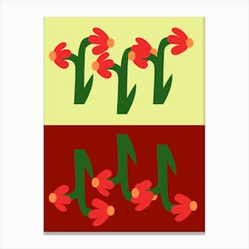 Henri Matisse Inspired Illustration Canvas Print