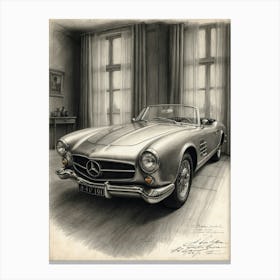 Mercedes Sl 1 Canvas Print