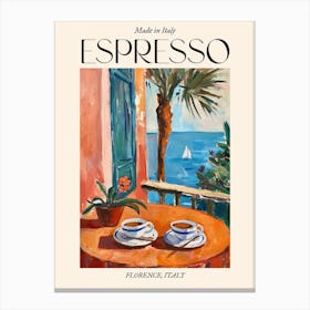 Florence Espresso Made In Italy 1 Poster Canvas Print