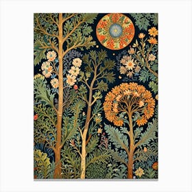 William Morris Tree Of Life 3 Canvas Print