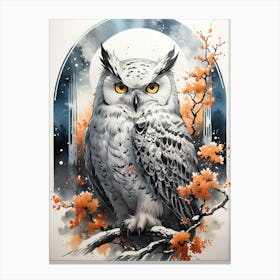 Owl Painting Canvas Print