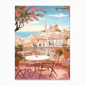 Cadiz Spain 5 Illustration Canvas Print