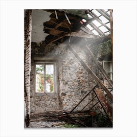 Sintra Abandoned House Haunting Beauty Canvas Print