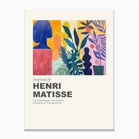 Museum Poster Inspired By Henri Matisse 8 Canvas Print