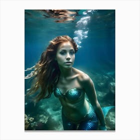 Mermaid-Reimagined 98 Canvas Print