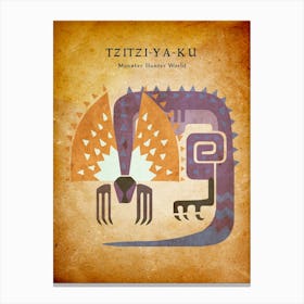 Tzitzi Ya Ku Vintage Canvas Print