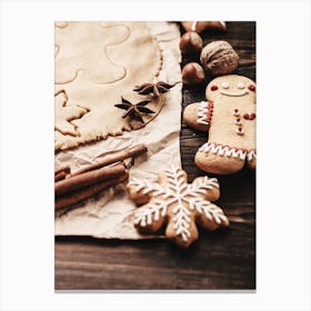 Gingerbread Cookies Canvas Print