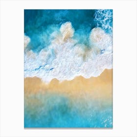 Aerial View Of A Beach 39 Canvas Print