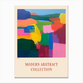 Modern Abstract Collection Poster 14 Canvas Print