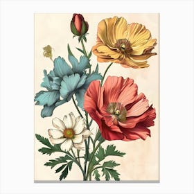 Illustratio Flower 5 1 Canvas Print