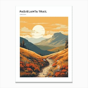 Padjelanta Trail Sweden 3 Hiking Trail Landscape Poster Canvas Print