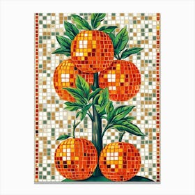 Oranges On A Tree 2 Canvas Print