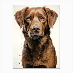 Snout Strokes Canvas Print