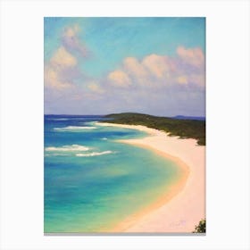 Magens Bay Beach Us Virgin Islands Monet Style Canvas Print