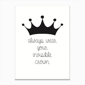 Crown Prints Canvas Print