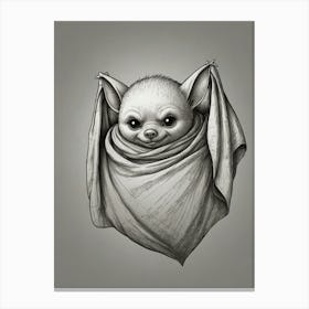 Bat In A Bag Canvas Print