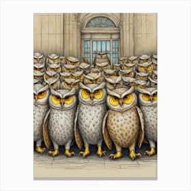 Owlss Canvas Print