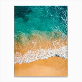 Aerial View Of A Beach 173 Canvas Print