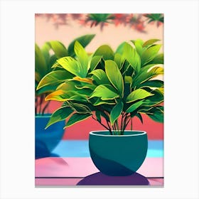 Potted Plants Canvas Print