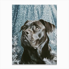 Black Labrador.Generated AI. Wall Art Print Canvas Print