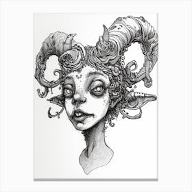 I see you Goblin Canvas Print