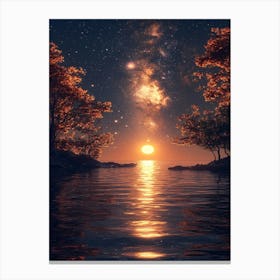 Starry Night Sky 29 Canvas Print