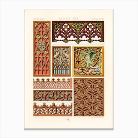 Middle Ages Pattern, Albert Racine (19) Canvas Print