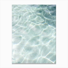 Clear Water Canvas Print