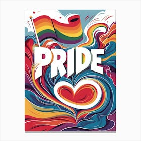 Pride Poster Vector Illustration Canvas Print
