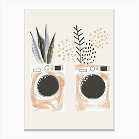 Two Washing Machines 2 Canvas Print