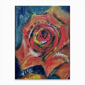 Nature on Your Wall Red Rose Canvas Print